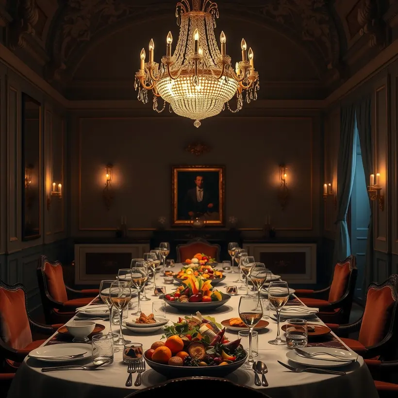 Arrange a private dinner for 10